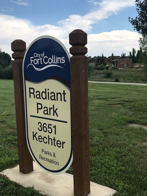 Radian Park Sign